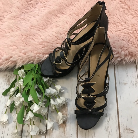 ALDO wedge with Black Studs. Genuine Leather - Picture 1 of 8